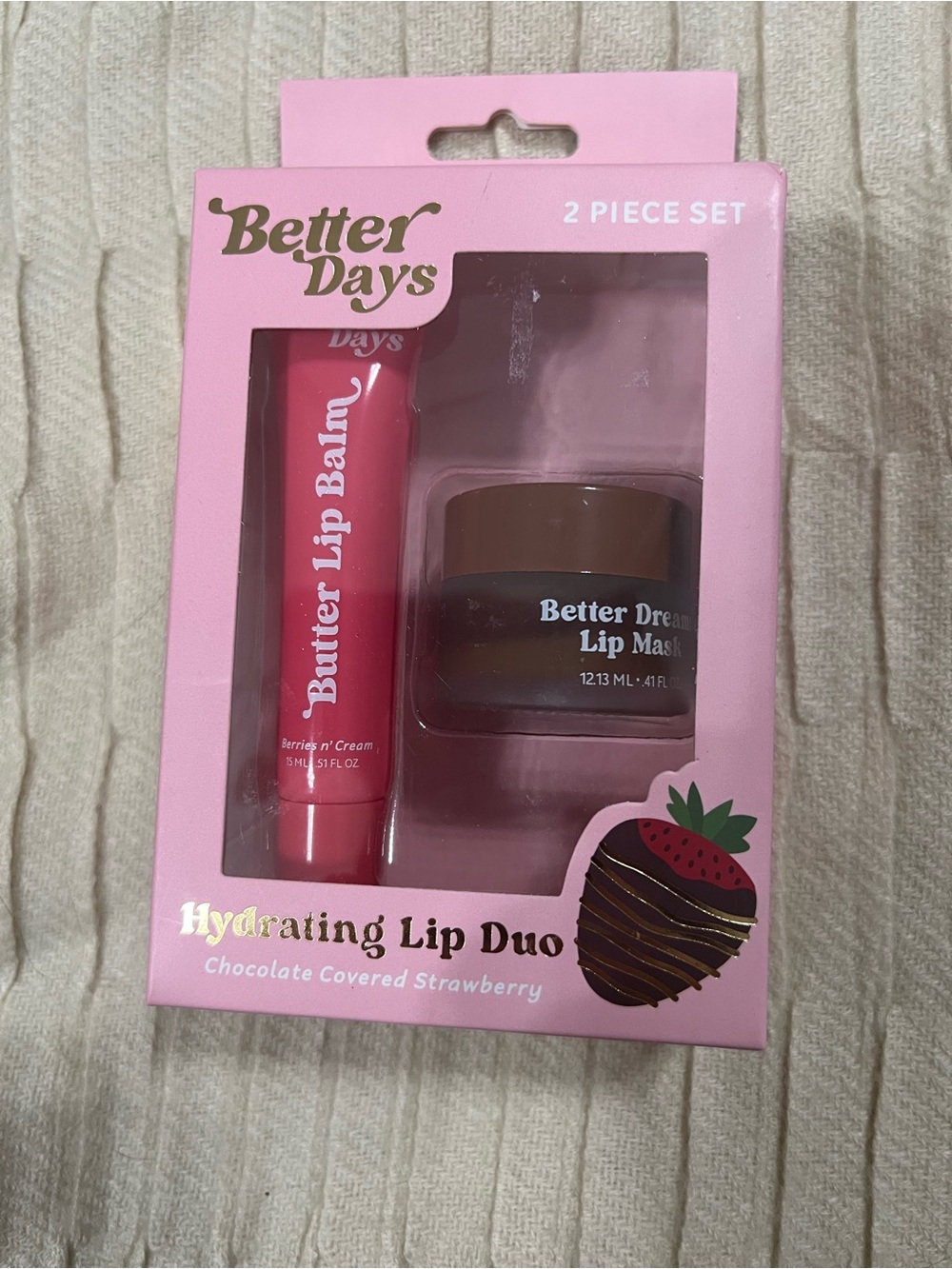 Hydrating Lip Duo - 2 Piece Set. Lip Balm and Lip Mask  NEW SEALED